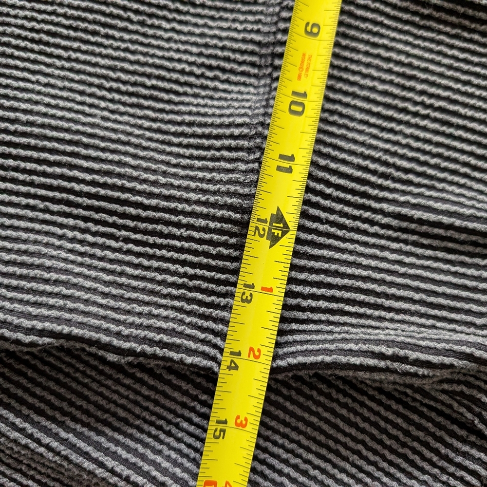 Ribbed Grey Black Cami Pant Wide Leg Jumpsuit Loungewear Elevated Basic Sz Large image 7